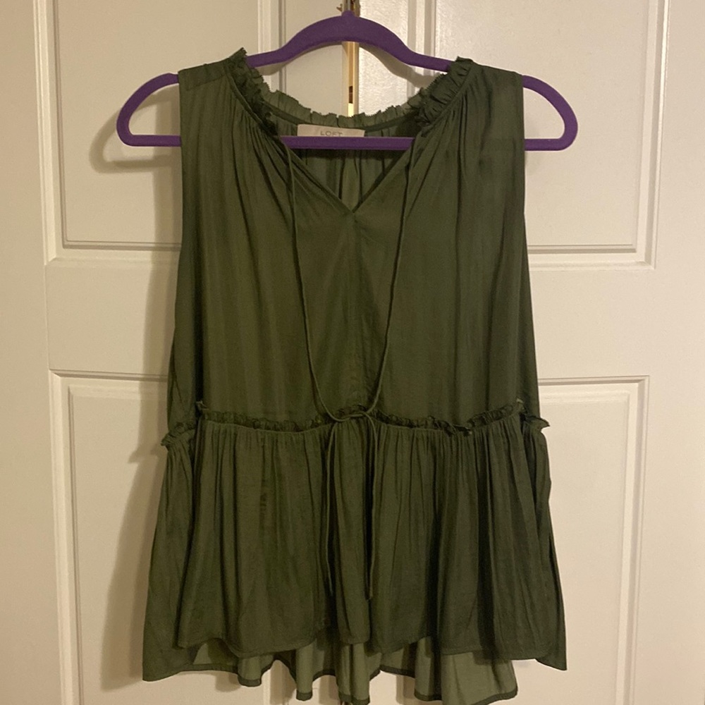 Army green top